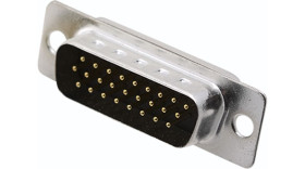 Złącze D-Sub lutowane 26-pinowe Męski Proste raster 2.99mm