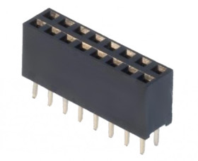 LISTWA ZWNSKA PBD14S-LF 2,54 2X7