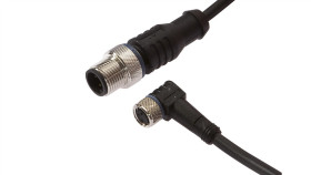 Złącze Do Samokonfekcjonowania M8 Kątowe Żeńskie 3-Pinowe M12 Męskie Proste...