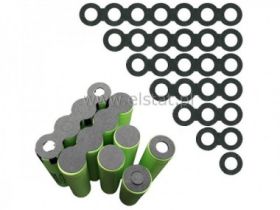 Podkładka izolująca otwory 2 akumulatory; 18650