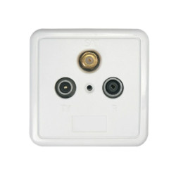 Gniazdo RTV/SAT końcowe + obudowa SSD 2-00