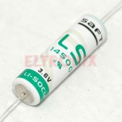 BATERIA LITOWA 3.6V SAFT LS14500CNA WYPROWADZENIA OSIOWE