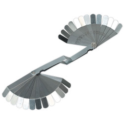 Siegen S0515 Feeler Gauge 26-blade Offset Dual Marked