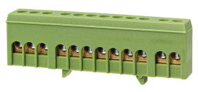 Listwa zaciskowa 12-polowa 1-16mm2 zielona LZMI-G12