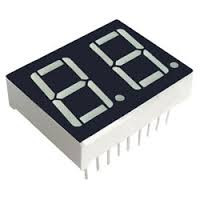 Wyświetlacz 0,56" 2cyfry czerwony 30mcd ANODA