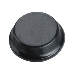 3M&#x2122; Bumpon&#x2122; SJ 5012 Black Polyurethane Rubber Foot 12.7mm x 3.5mm - Single