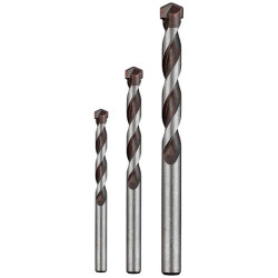 kwb 044568 Concrete Twist Drill Bit set 3pc 5 6 8mm for stone
