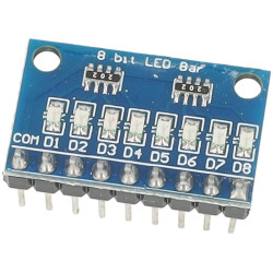 Moduł z 8 diodami LED niebieskie wspólna anoda