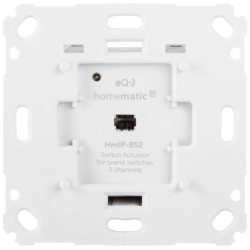 Homematic IP 156757A0 HmIP-BS2 Actuator: Dual Channel App &amp; Voice Control