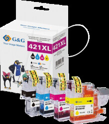 20554 Ink, Brother, multipack, 421XL, compatible
