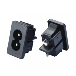 Gniazdo zasilające AC zatrzaskowe na panel C8