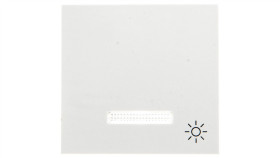 Lumina Klawisz Kontrolny Z Symbolem Światło” Z Soczewką Biały Wl6120