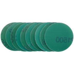 Draper 02012 Wet &amp; Dry Sanding Discs with Hook and Loop, 50mm, 1500 Grit (10Pk)