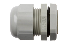 Dławnica kablowa poliamidowa M25 IP68 DP-EN 25 HM szara E03DK-01040100401