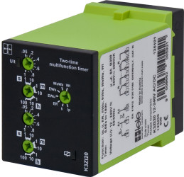 Timer Relay Wciskane 12 → 240V ac/dc DPDT 2-stykowy Tele 1 s → 100h K3ZI20 Wielofunkcyjne funkcyjny