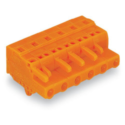 WAGO 231-704/008-000 Female Snap-in Mounting Foot 4P Pitch 7.62 mm