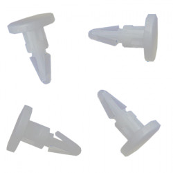 4x Dystans plastikowy 6mm fi 4mm spinka podkładka do płyt głównych spacer