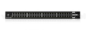 Ubiquiti ES-48-Lite, Switch zarządzalny, 48x 10/1000 RJ-45, 2x 100/1000 SFP. 2x slot 10G SFP+, 19"