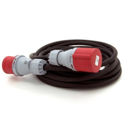 Przedłużacz budowlany siłowy 32A 400V H07RN-F 5x4 10m 4OPD3210