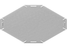 Pokrywa czwórnika korytka PCZKJ100 grubość blachy 1,0mm 103310 BAKS