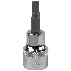 Sealey SBH008 Hex Socket Bit 5mm 3/8&quot;Sq Drive