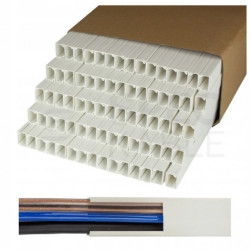 Listwa elektroinstalacyjna kanał kablowy BKK 25x16mm korytko z pokrywą KARTON=150m (75szt)