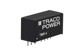 Przetwornica DC-DC, 4W, Uwe 36 → 75 V dc, Uwy 15V dc, Iwy 133mA, TRACOPOWER Tak