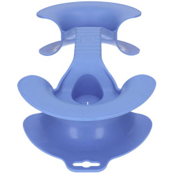 Max Hauri 167153 Dual Clip Cable Holder Blue with Ergonomic Handle