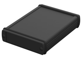 Obudowa ogólnego użytku Aluminium szerokość zew. 22 mm długość zew. 82 mm wys. zew. 22 mm Bopla IP65 Czarny