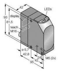 Turck Fotokomórka odbiciowa PNP, Zamykający LT7PLVQ