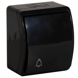 Przycisk dzwonka Orno Aquatic Natytnkowy czarny OR-OE-7104/B