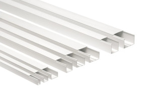 Kanał kablowy z 2 przegrodami MC 22x10 biały /2m/ ECMC2210B /opak. 100/