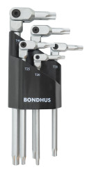 Zestaw kluczy Torx, 5 szt., Bondhus