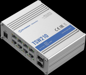 TSW210000000 Switch, 10-Port, Gigabit Ethernet, SFP