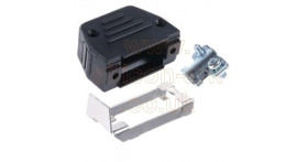 Backshell 9-way latching D-Sub connectors