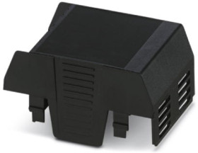 Upper part of housing, ABS/PC, (W x H x D) 52.6 x 74.65 x 36.95 mm, black, for enclosure, 1074788