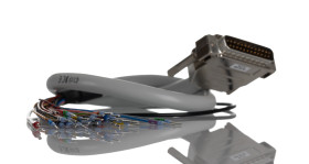 Kabel szeregowy, długość 500mm, złącze A: 25-stykowe D-sub, złącze B: Bez zakończenia