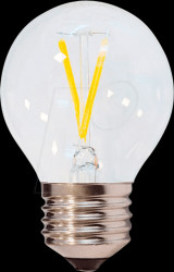 1866 LED minibulb E27, 2 W, 200 lm, 2700 K, filament