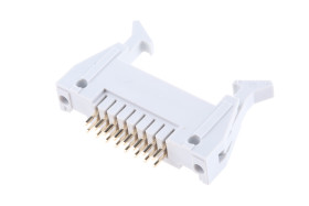 Wtyk PCB 16-pinowe raster: 2.54mm RS PRO Przewlekany Męski 1A