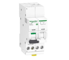 Wyłącznik różnicowoprądowy z członem nadprądowym RCBO, Typ C, 1P+N, 10A, 300mA, Schneider Electric, ACTI9 iDD40K XA