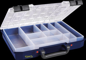 144568 Compartment box, CarryLite 55, 337 x 57 x 278 mm, 10 inserts