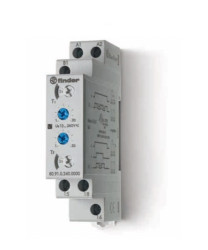 80.91.0.240.0000 Przekaźnik czasowy modułowy 1P, 16A, 12…240 V AC/DC