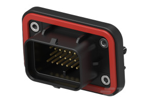 Złącze samochodowe 34-pinowe TE Connectivity 4-rzędowe Męski 15A SUPERSEAL Montaż na płytce drukowanej Przepust Zespół