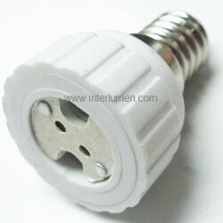 Adapter żarówek E14 › G4/ G6/ MR8/ MR11/ MR16