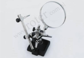 Lupa - uchwyt montażowy trzecia ręka, 3,5"