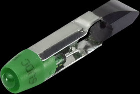 LED lamp, T5.5, 12 V (DC), 12 V (AC), green, 10-2109.1065
