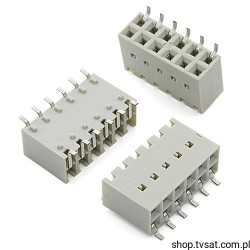 71609-406A Socket 2 x 6 Pin Horiz SMD BERG