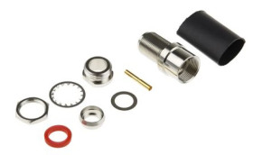 Złącze koncentryczne, 50, 11GHz, Męski, Lutowane, Montaż na kablu +85C -40C