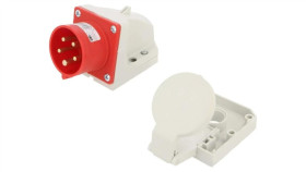 5200.0123.1Złącze Zasilające Ac Gniazdo Męskie 1A 250Vac Iec 60320 5200