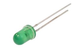 LED 5MM LEDU-5RD60 ZIELONA DYFUZYJNA